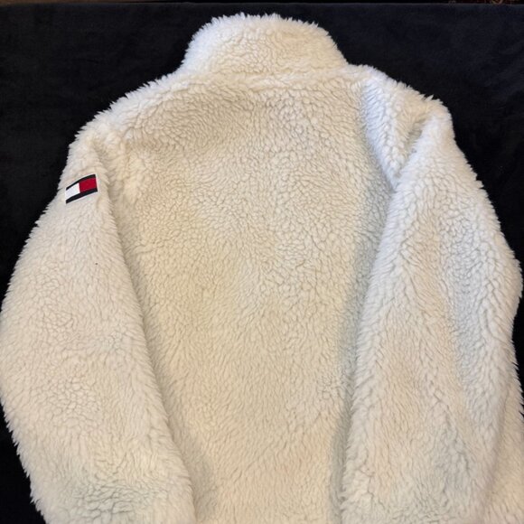 Tommy Hilfiger Zip Up Sherpa Jacket - Picture 7 of 8